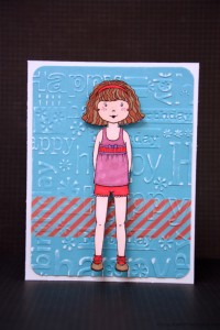 Paper doll card and gift in one!
