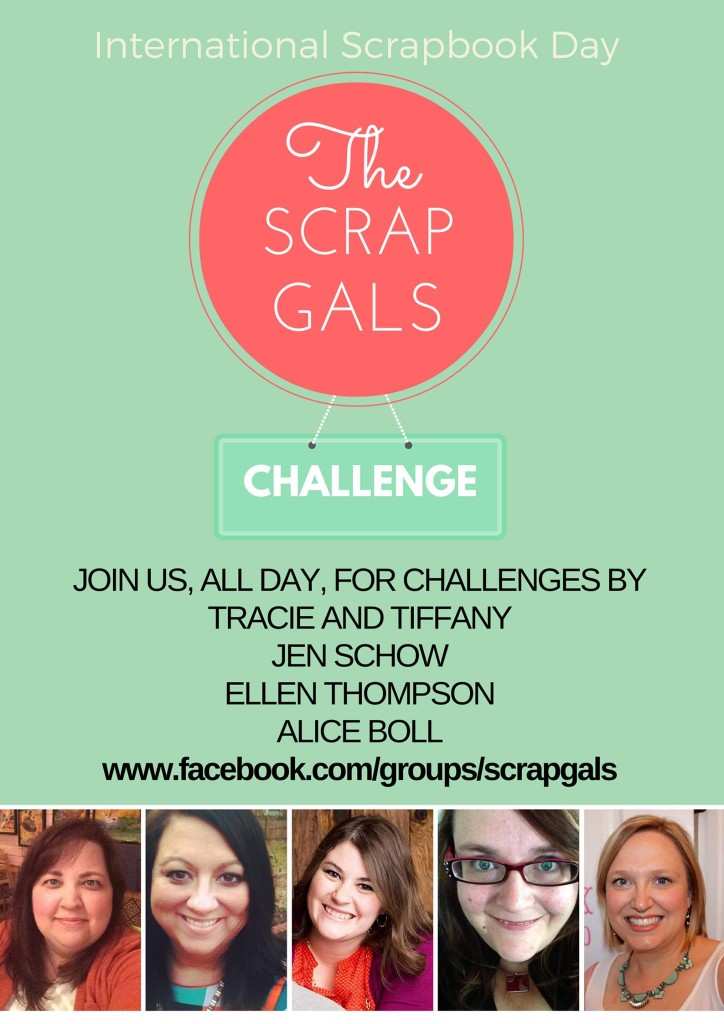 International scrapbooking day with the Scrap Gals promo