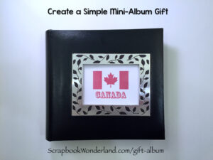 Create a simple mini album gift