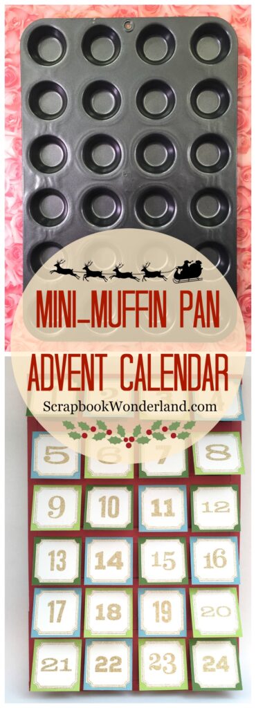 Mini muffin pan advent calendar image