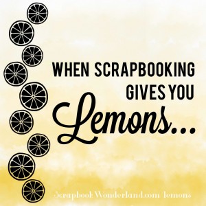 scrapbooking lemons
