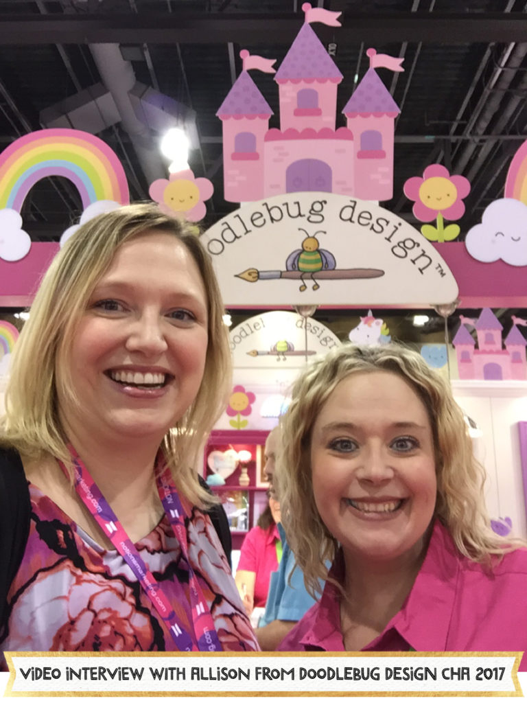 Video interview with Allison from Doodlebug Design at CHA2017 Creativation. #scrapbooking #cha2017 #creativation #doodlebug #springthings #dragontails #fairytales #atthezoo #scrapbookwonderland #scraphappy