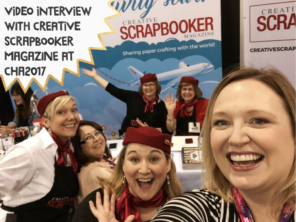 Creative Scrapbooker Magazine gives us the update from their booth at CHA2017 #scrapbooking #scrapbookmagazine #creativescrapbooker #cha2017 