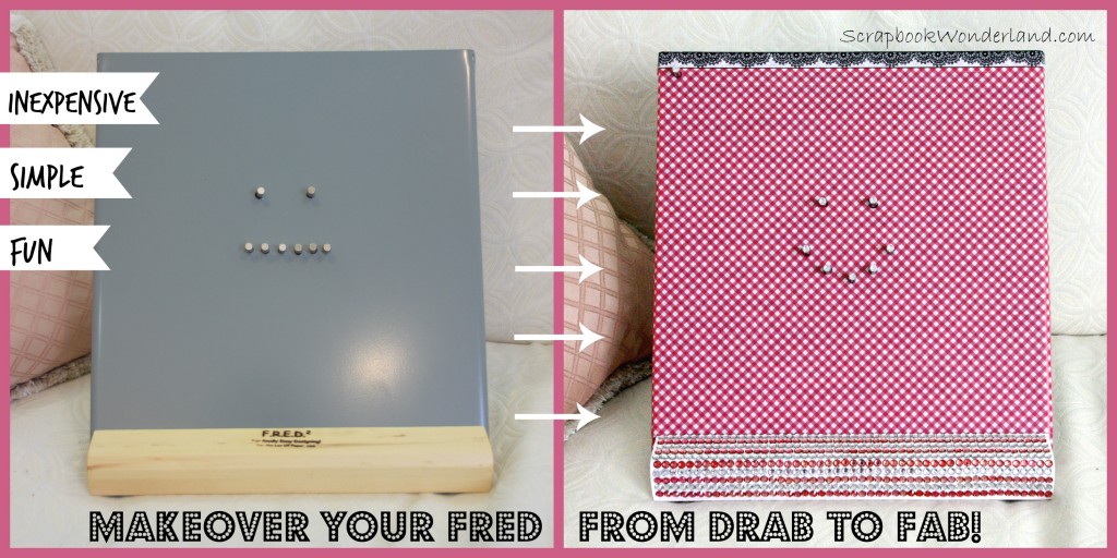 How to easily makeover your FRED2 easel for project designing.