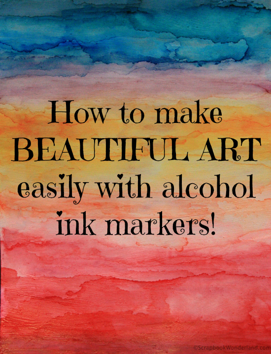 Creating Art Using Alcohol Markers: Photo Tutorial