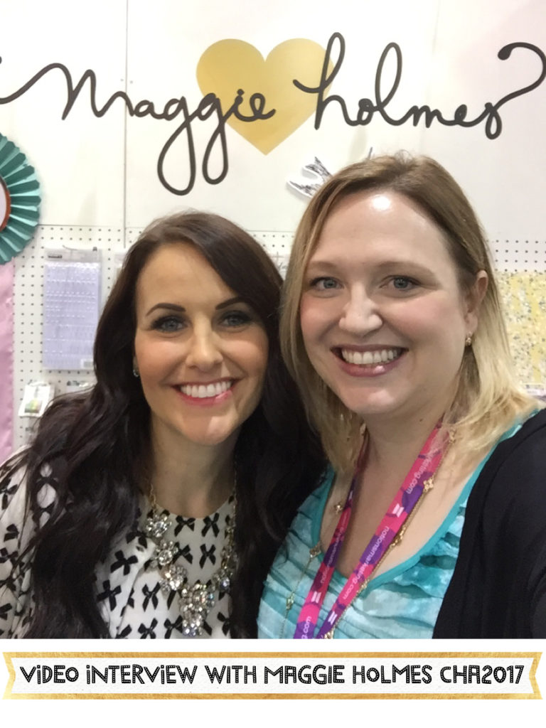Video Interview with Maggie Holmes of Crate Paper about her new line, Chasing Dreams, released at CHA2017 Creativation. #creativation #cha2017 #maggieholmes #chasingdreams #scrapbooking #cratepaper