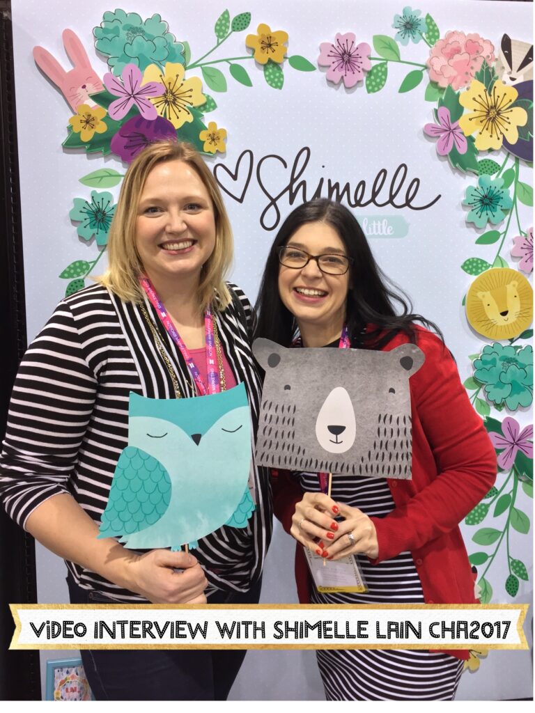 Alice Boll from Scrapbook Wonderland talks to Shimelle Lain about her new scrapbook line, Little by Little at CHA2017. #scrapbooking #shimelle #littlebylittle #cha2017