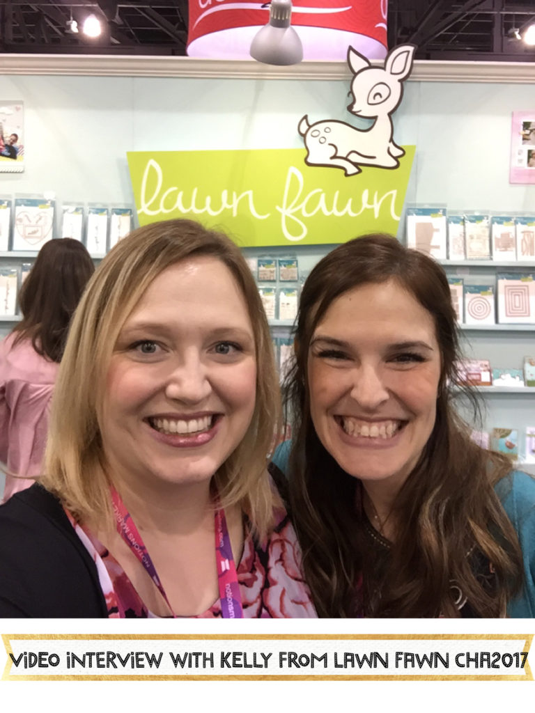 Kelly from Lawn Fawn shows the new products from Lawn Fawn from 2017. #cha2017 #creativation #stamping #cardmaking #scrapbooking #lawnfawn #aliceboll 