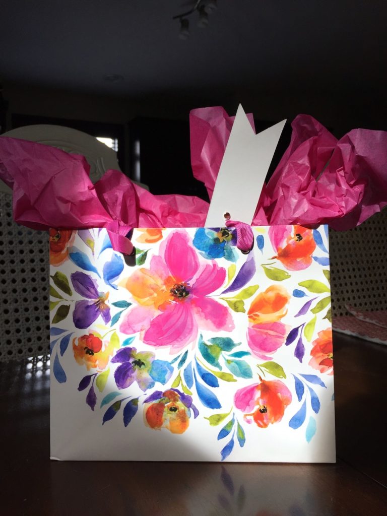 watercolour gift bag inspiration