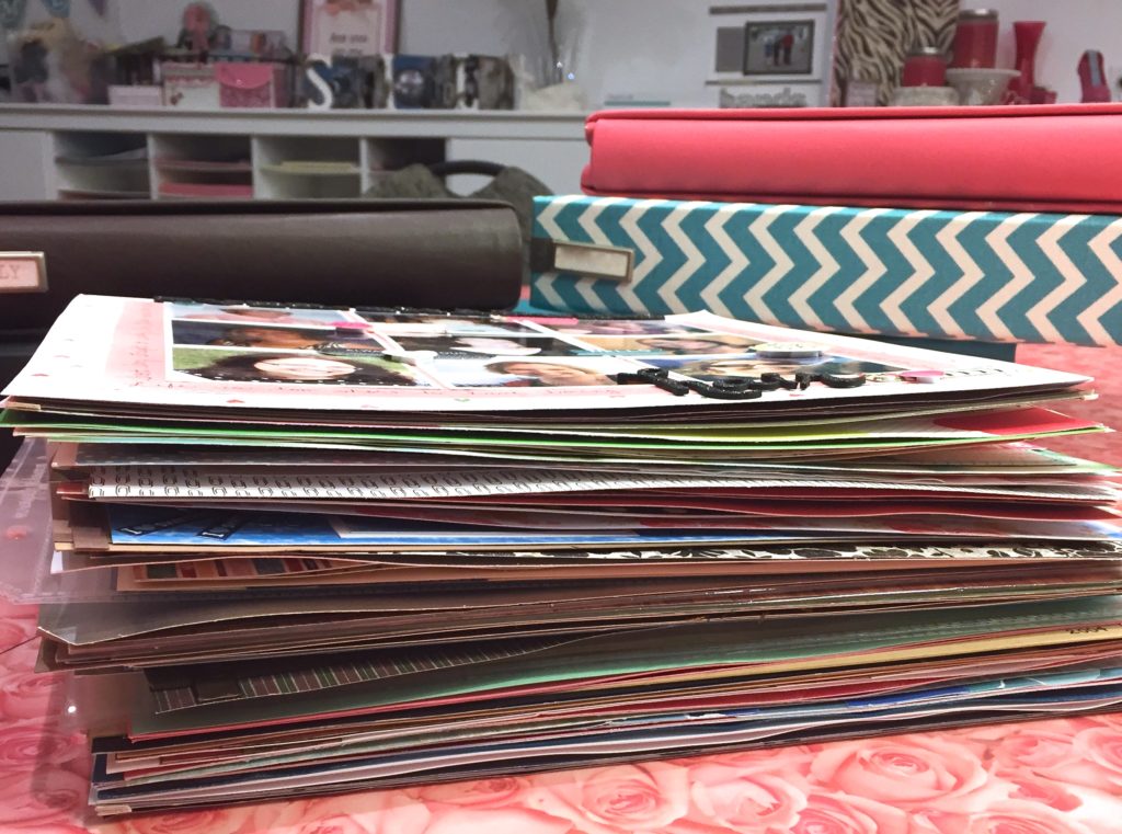 stack of layouts